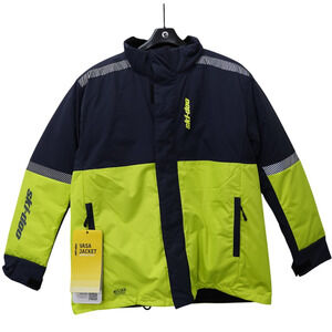 Ski-Doo Mens Vasa Snowmobile Jacket Green - Medium